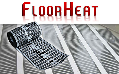 The low-voltage FloorHeat STEP element.